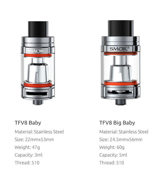 NEWEST Authentic Smok TFV8 Big Baby Beast Tank With Best Price