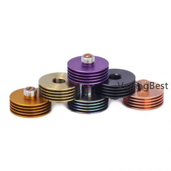 Colorful 22mm Diameter Finned 510 Thread Heat Sink - Click Image to Close