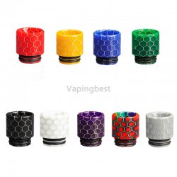 Colored Cobra Snake Skin Mouthpiece 810 Drip Tip for Desire Mad Dog RDTA and All 810 & Goon Sized Tanks
