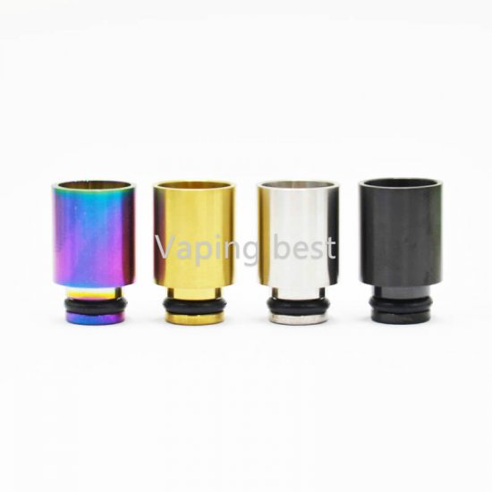 Snowwolf MFENG Baby metal polished drip tip eleaf Melo 4 straight long style 510 mouthpiece - Click Image to Close