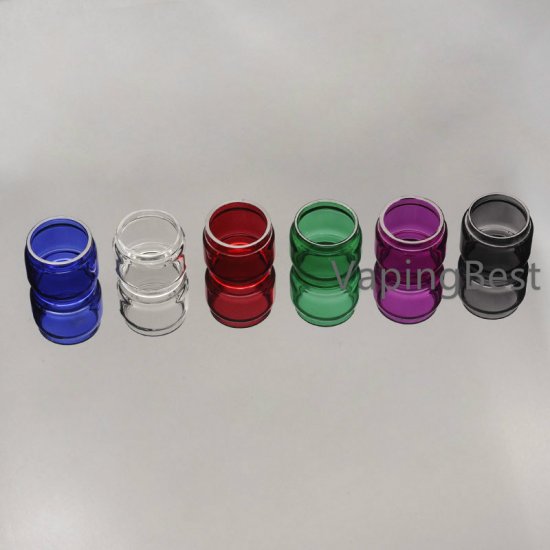 SMOK TF-RTA Colorful Pyrex Replacement Fatboy Extended Glass Tube (3PCS) - Click Image to Close