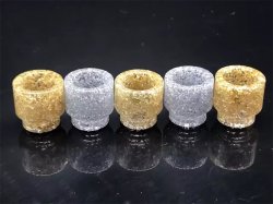 Latest Wide Bore Resin Drip Tip For Smok TFV12 Tank Sequins and Crystals
