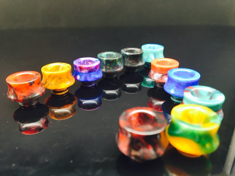 Replacement 510 Wide Bore Resin Drip Tip