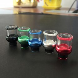 RIP TRIPPERS 510 Drip Tip With Colored Glass Hybrid 510 (2PC)