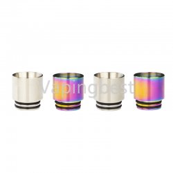 stainless steel Anti Spit Back 810 drip tip with filter rainbow mouthpiece