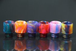 New Colored 510 Delrin Drip Tip Replacement