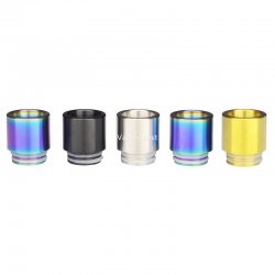 Stainless Steel Wide Bore Metal Anti Condensation 810 Drip Tip Mouthpiece