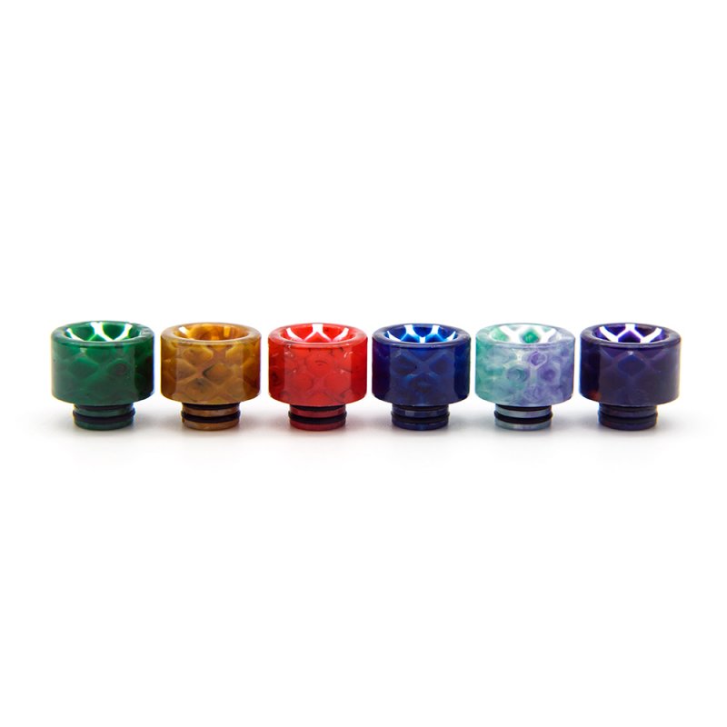 Epoxy Delrin Resin 510 Drip Tip Cobra honeycomb Wide Bore Style