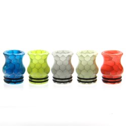 Epoxy Delrin Resin 810 curved Luminous Drip Tip