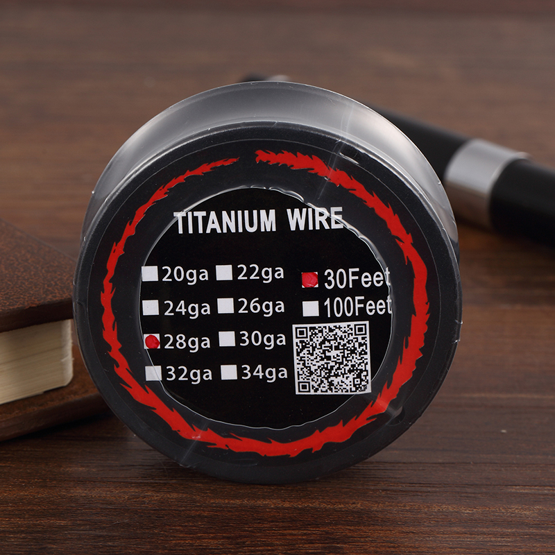 Heats 3x Faster/Lasts 2x Longer 24ga 25ft Titanium Resistance Wire Gr.1 99.5% 